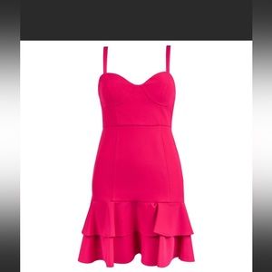 Clover and Sloane hot pink dress
